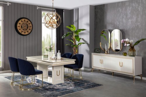 Trend Yemek Odası Takımı Gold