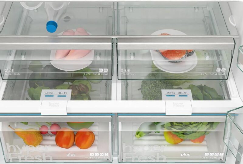 Siemens iQ500 Alttan Donduruculu Buzdolabı 186 x 86 cm Kolay temizlenebilir Inox