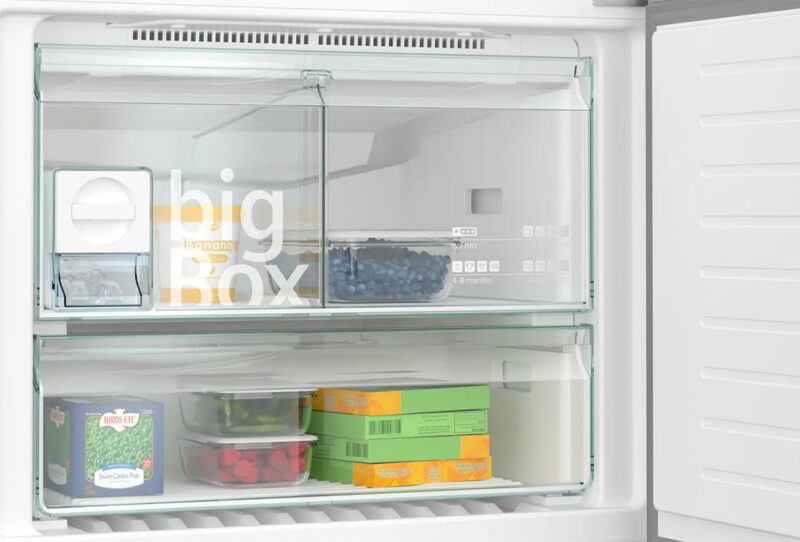 Siemens iQ500 Alttan Donduruculu Buzdolabı 186 x 86 cm Kolay temizlenebilir Inox