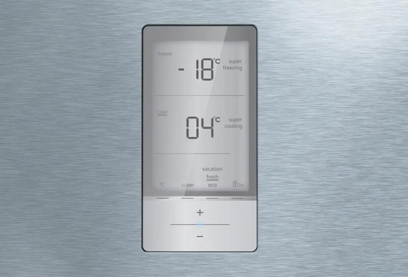 Siemens iQ500 Alttan Donduruculu Buzdolabı 186 x 86 cm Kolay temizlenebilir Inox
