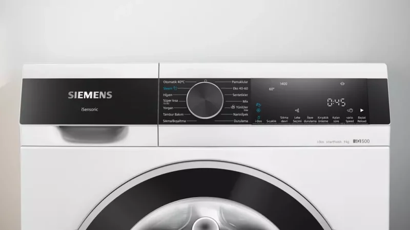 Siemens iQ500 Çamaşır Makinesi 9 kg 1400 dev./dak.