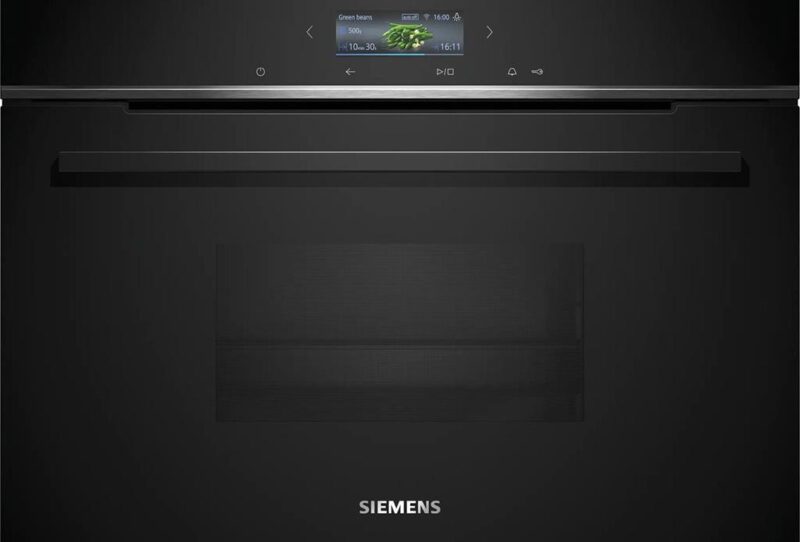 Siemens iQ700 Buharlı Fırın 60 x 45 cm Siyah