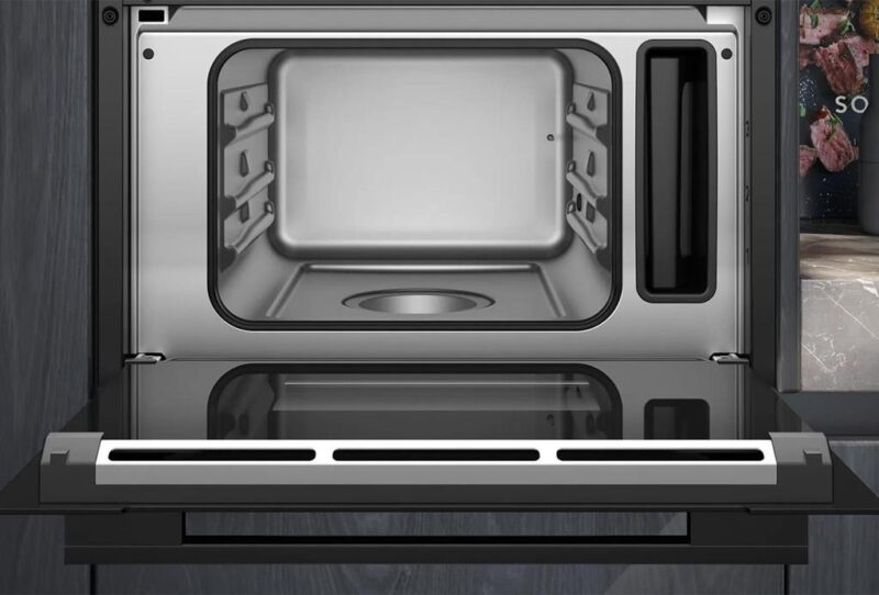 Siemens iQ700 Buharlı Fırın 60 x 45 cm Siyah