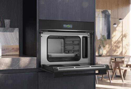 Siemens iQ700 Buharlı Fırın 60 x 45 cm Siyah