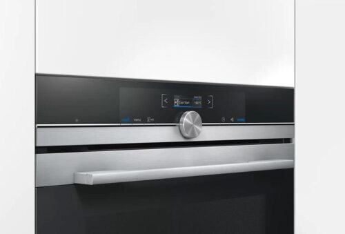 Siemens iQ700 Mikrodalga Fonksiyonlu Kompakt Ankastre Fırın 60 x 45 cm Inox