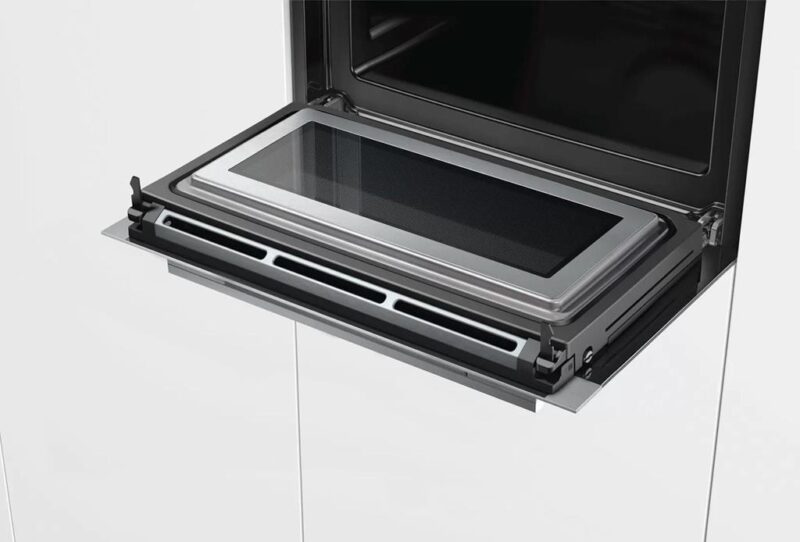 Siemens iQ700 Mikrodalga Fonksiyonlu Kompakt Ankastre Fırın 60 x 45 cm Inox