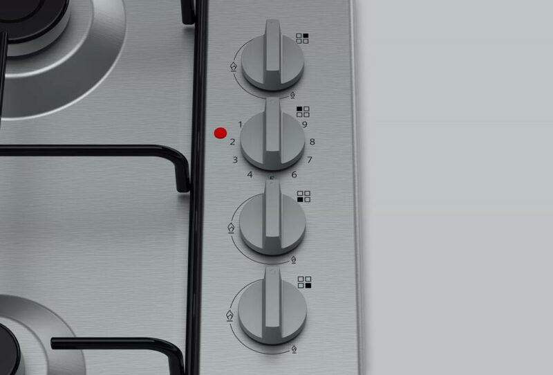Siemens iQ100 Gazlı/Elektrikli Ocak 60 cm Paslanmaz çelik