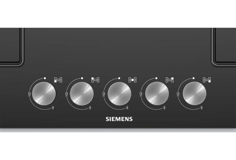 Siemens iQ300 Gazlı Ocak 75 cm Sert cam, Siyah