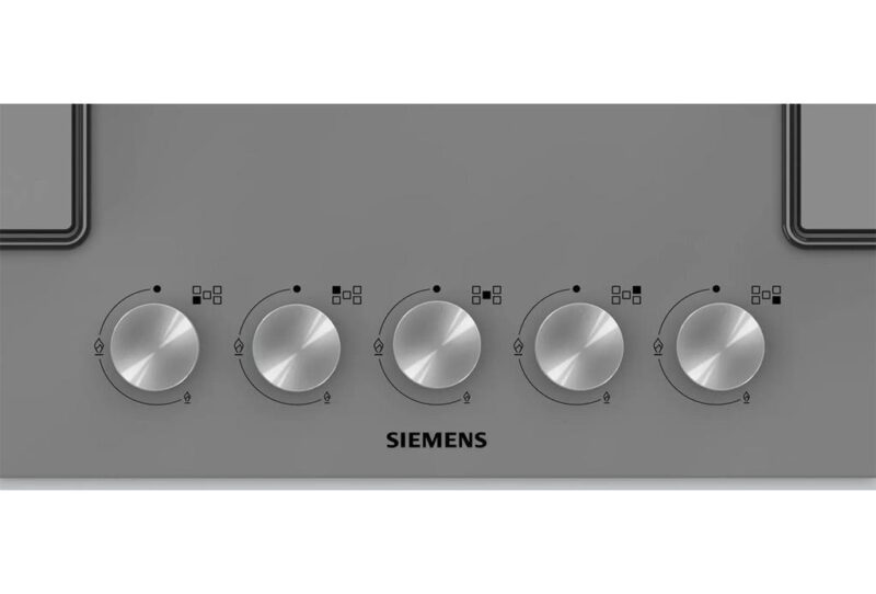 Siemens iQ300 Gazlı Ocak 75 cm Sert cam, Titanium gri