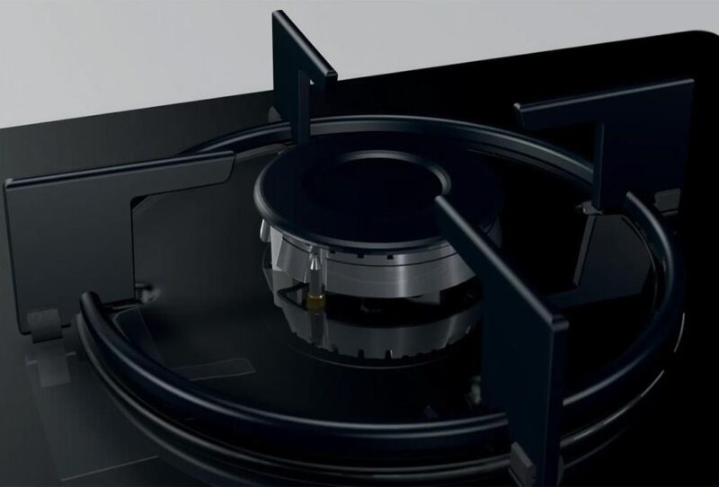 Siemens iQ100 Gazlı Ocak 60 cm Sert cam, Siyah