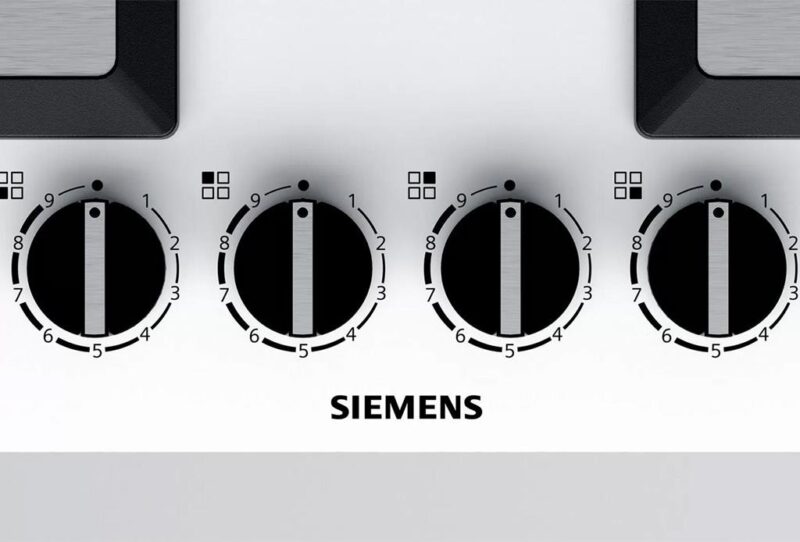 Siemens iQ500 Gazlı Ocak 60 cm Beyaz