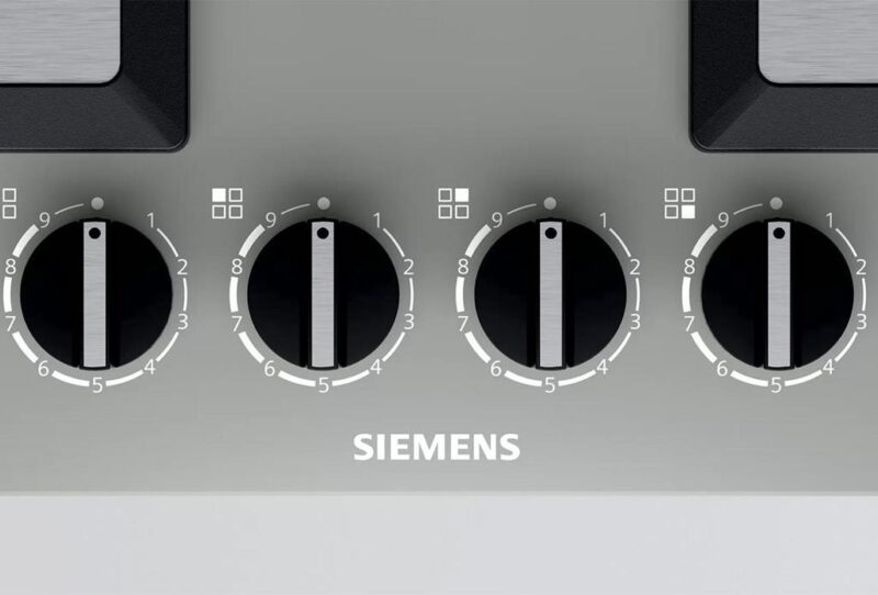 Siemens iQ500 Gazlı Ocak 60 cm Titanium gri