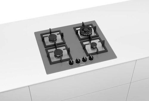 Siemens iQ500 Gazlı Ocak 60 cm Titanium gri