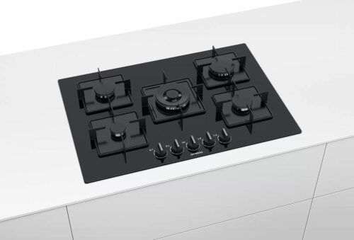 Siemens iQ500 Gazlı Ocak 75 cm Siyah