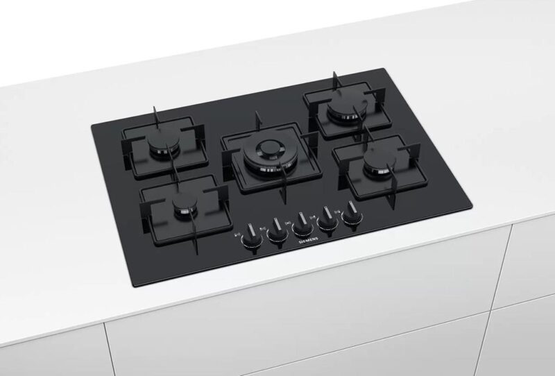 Siemens iQ500 Gazlı Ocak 75 cm Siyah
