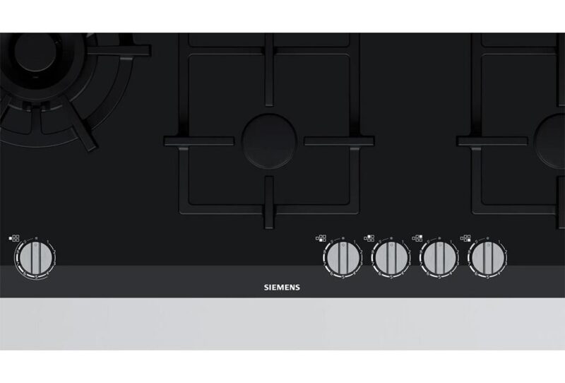 Siemens iQ700 Gazlı Ocak 90 cm Seramik, Siyah