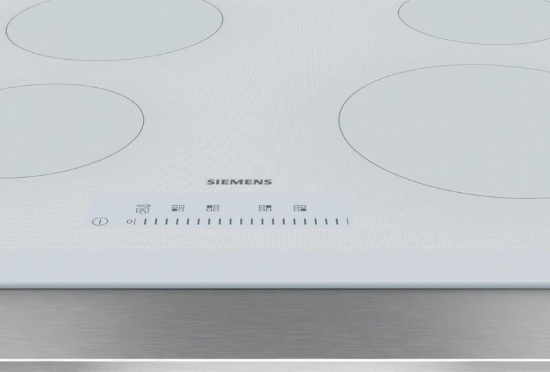 Siemens iQ100 Elektrikli Ocak 60 cm Beyaz, Çerçevesiz Yüzey
