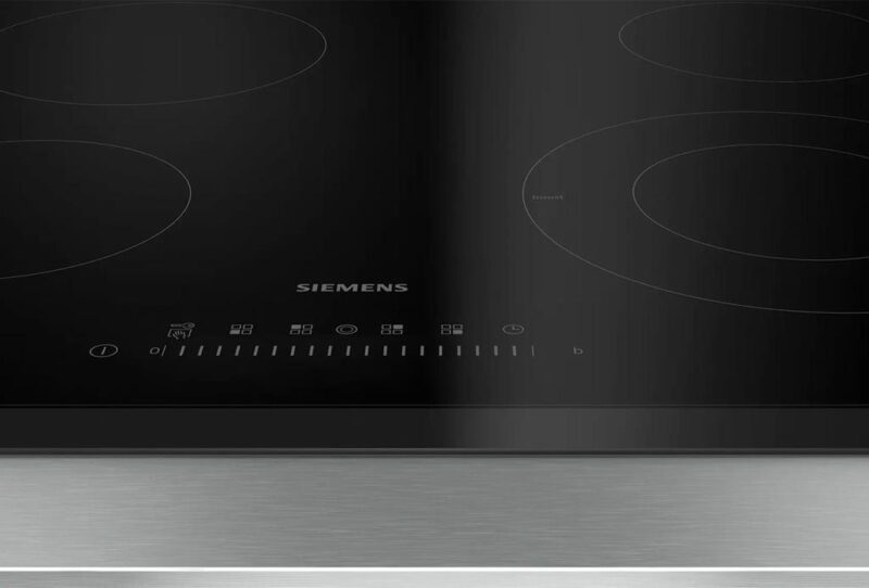 Siemens iQ300 Elektrikli Ocak 60 cm Siyah, Çerçevesiz Yüzey