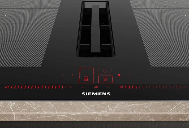 Siemens iQ700 Davlumbaz Entegreli İndüksiyon Ocak,, 80 cm Çerçeveli Montaj