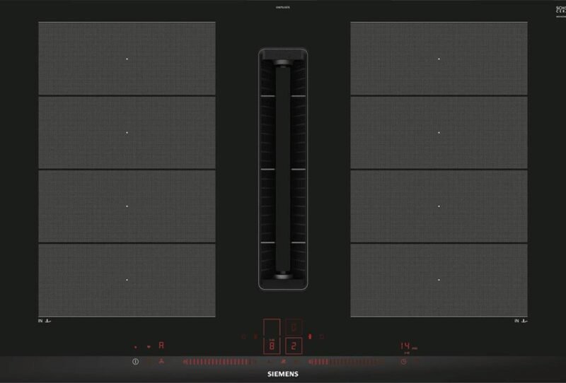 Siemens iQ700 Davlumbaz Entegreli İndüksiyon Ocak,, 80 cm Çerçeveli Montaj