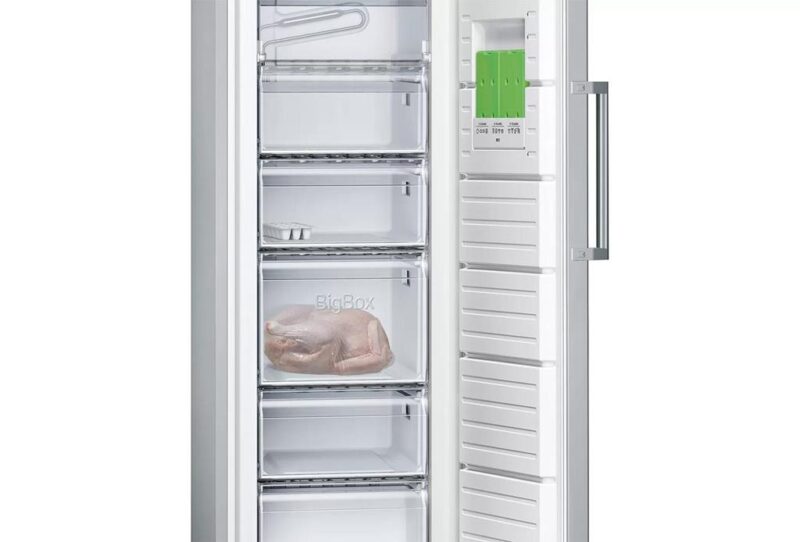 Siemens iQ300 Solo Derin Dondurucu 176 x 60 cm Kolay temizlenebilir Inox