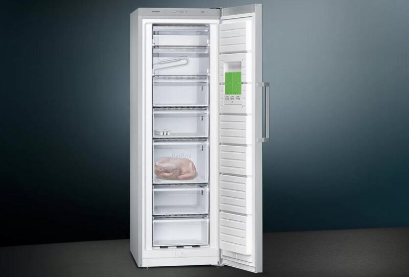 Siemens iQ300 Solo Derin Dondurucu 176 x 60 cm Kolay temizlenebilir Inox