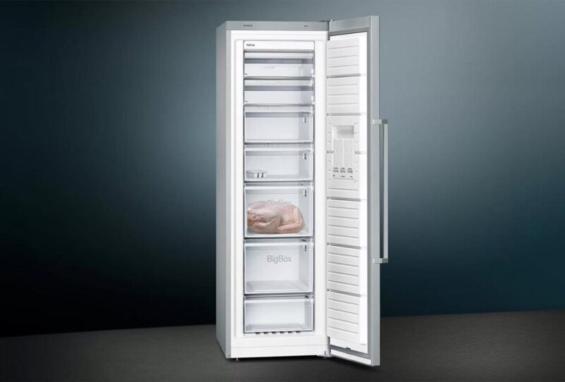 Siemens iQ300 Solo Derin Dondurucu 186 x 60 cm Kolay temizlenebilir Inox