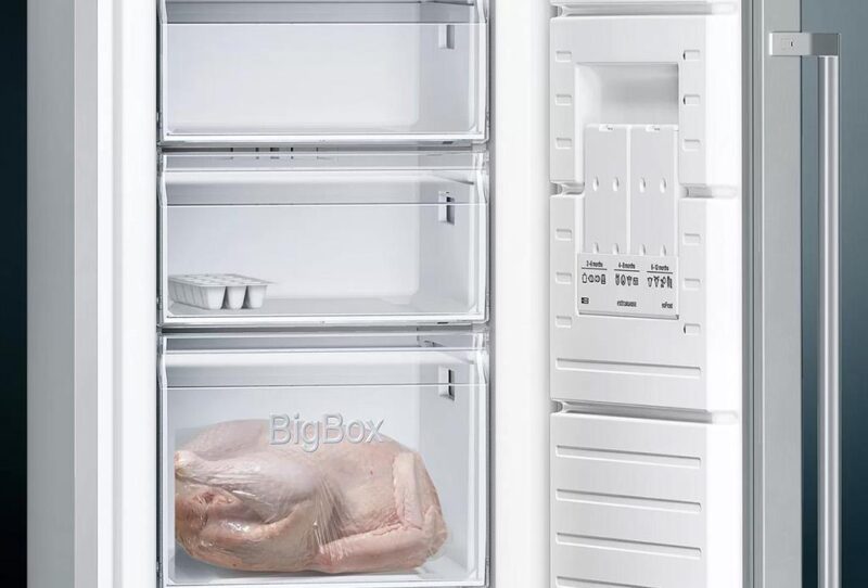 Siemens iQ300 Solo Derin Dondurucu 186 x 60 cm Kolay temizlenebilir Inox