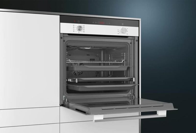 Siemens iQ300 Buhar Destekli Ankastre Fırın 60 x 60 cm Beyaz