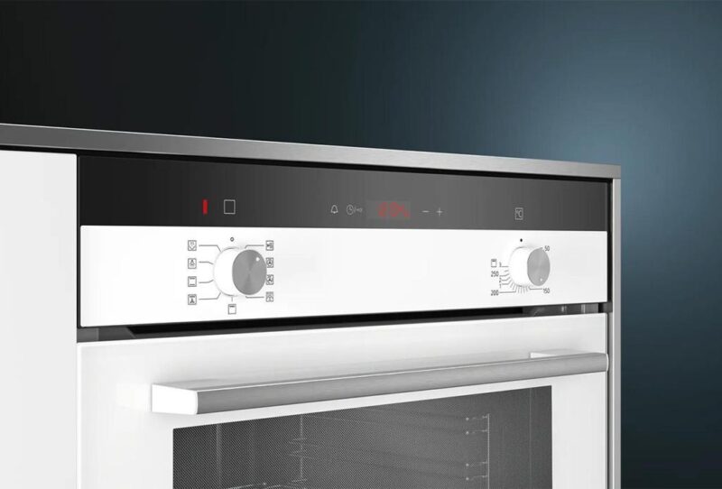 Siemens iQ300 Buhar Destekli Ankastre Fırın 60 x 60 cm Beyaz