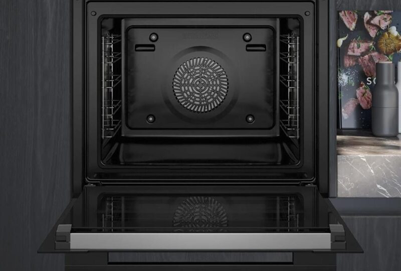 Siemens iQ700 Buhar Destekli Ankastre Fırın 60 x 60 cm Siyah