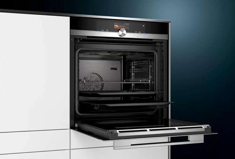 Siemens iQ700 Buharlı Ankastre Fırın 60 x 60 cm Inox