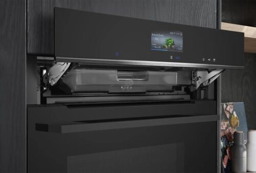 Siemens iQ700 Buharlı Ankastre Fırın 60 x 60 cm Siyah