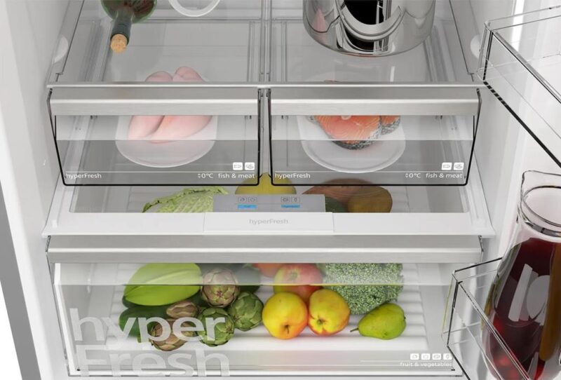Siemens iQ300 Alttan Donduruculu Buzdolabı 186 x 70 cm Kolay temizlenebilir Inox