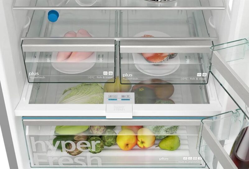 Siemens iQ500 Alttan Donduruculu Buzdolabı 193 x 70 cm Siyah