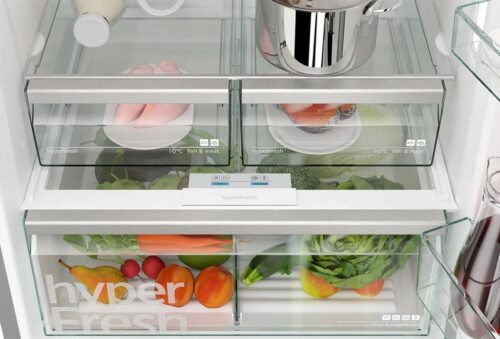 Siemens iQ500 Alttan Donduruculu Buzdolabı 186 x 75 cm Kolay temizlenebilir Inox