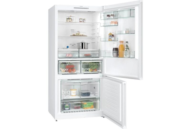 Siemens iQ500 Alttan Donduruculu Buzdolabı 186 x 86 cm Beyaz