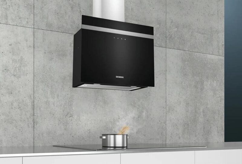 Siemens iQ300 Duvar Tipi Davlumbaz 60 cm Siyah Cam - Görsel 4