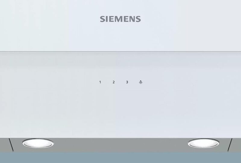 Siemens iQ300 Duvar Tipi Davlumbaz 60 cm Beyaz Cam Yüzey