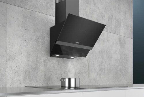 Siemens iQ300 Duvar Tipi Davlumbaz 60 cm Siyah Cam