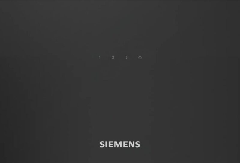 Siemens iQ300 Duvar Tipi Davlumbaz 60 cm Siyah Cam