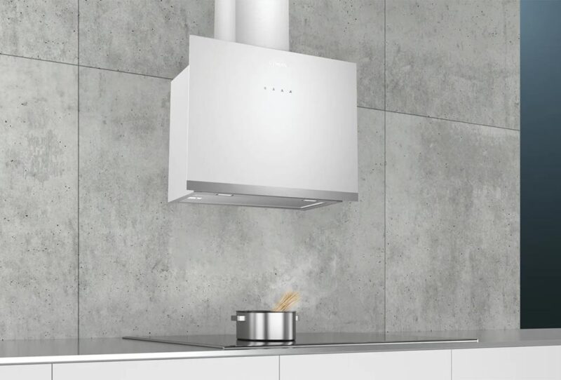 Siemens iQ500 Duvar Tipi Davlumbaz 60 cm Beyaz Cam Yüzey