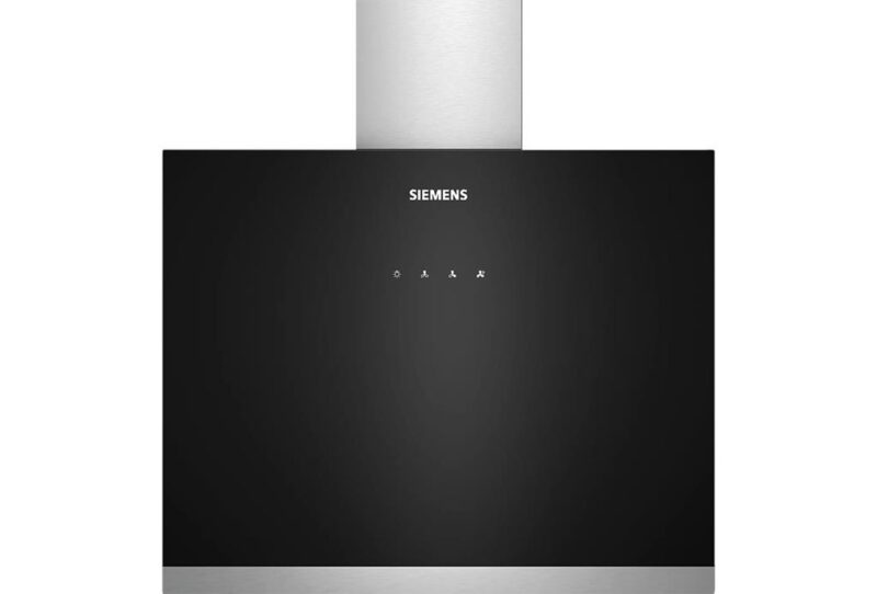Siemens iQ500 Duvar Tipi Davlumbaz 60 cm Siyah Cam
