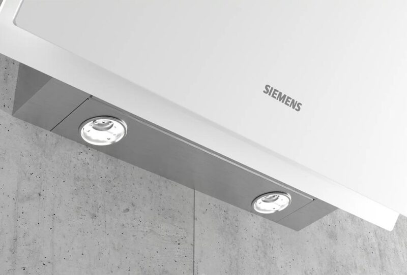 Siemens iQ500 Duvar Tipi Davlumbaz 60 cm Beyaz Cam Yüzey