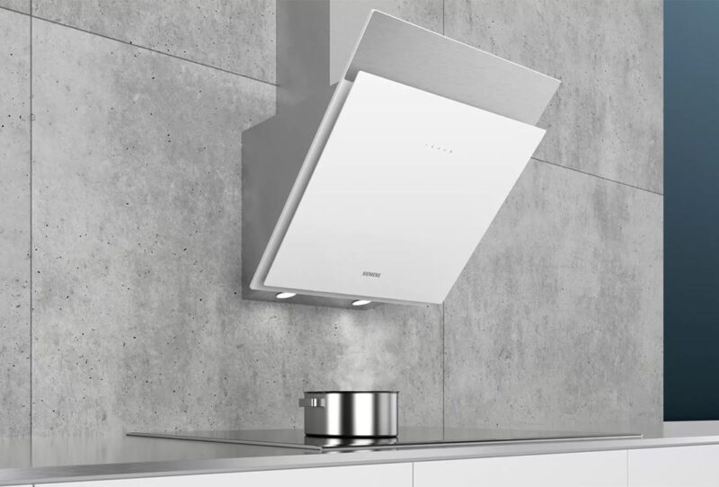 Siemens iQ500 Duvar Tipi Davlumbaz 60 cm Beyaz Cam Yüzey