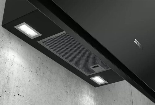 Siemens iQ700 Duvar Tipi Davlumbaz 90 cm Siyah Cam