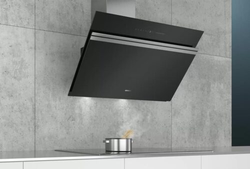 Siemens iQ700 Duvar Tipi Davlumbaz 90 cm Siyah Cam