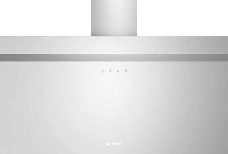 Siemens iQ300 Duvar Tipi Davlumbaz 90 cm Beyaz Cam Yüzey