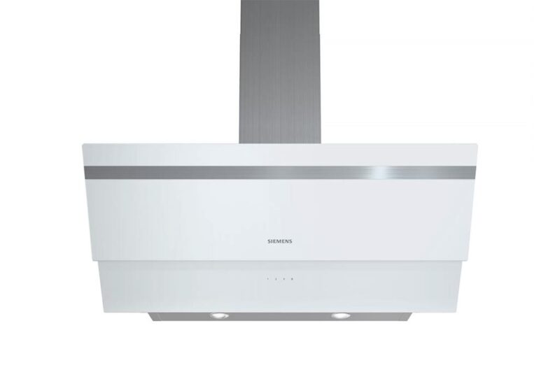 Siemens iQ300 Duvar Tipi Davlumbaz 90 cm Beyaz Cam Yüzey