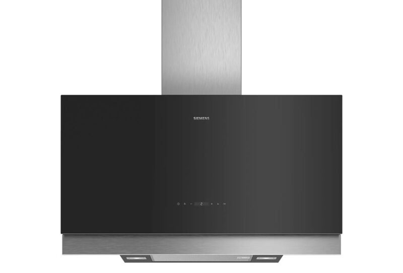 Siemens iQ500 Duvar Tipi Davlumbaz 90 cm Siyah Cam